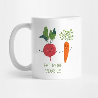 Cartoon veggies characters Mug